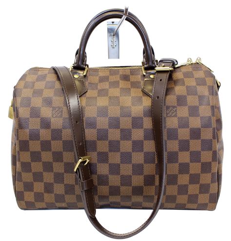 louis vuitton damier ebene speedy 30 bandouliere|Louis Vuitton Damier Ebene original.